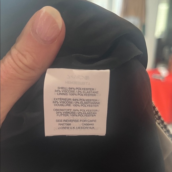 J. Crew Glen Plaid Ankel Pants Size 6P - Picture 6 of 8